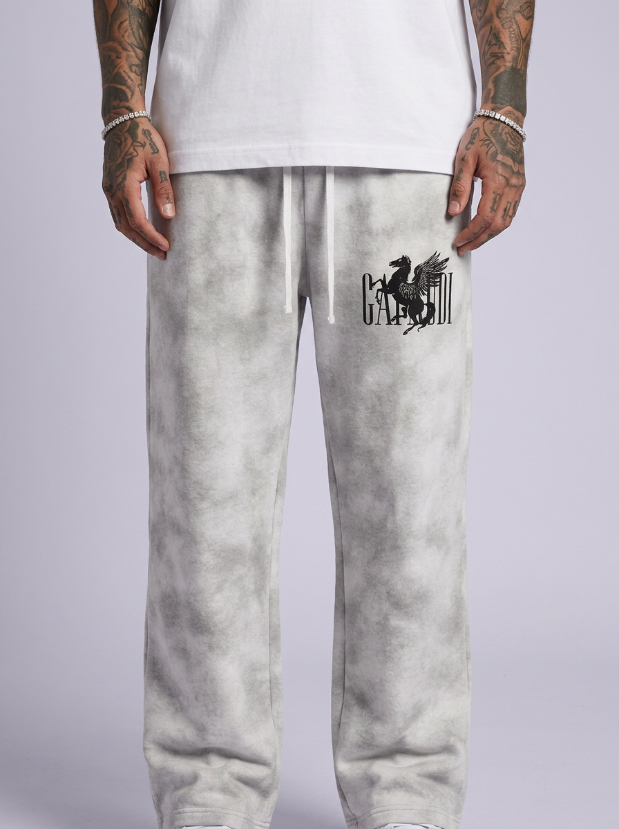 GAFAUDI "Penny Wise" Dirty Washed Fleece Sweatpants