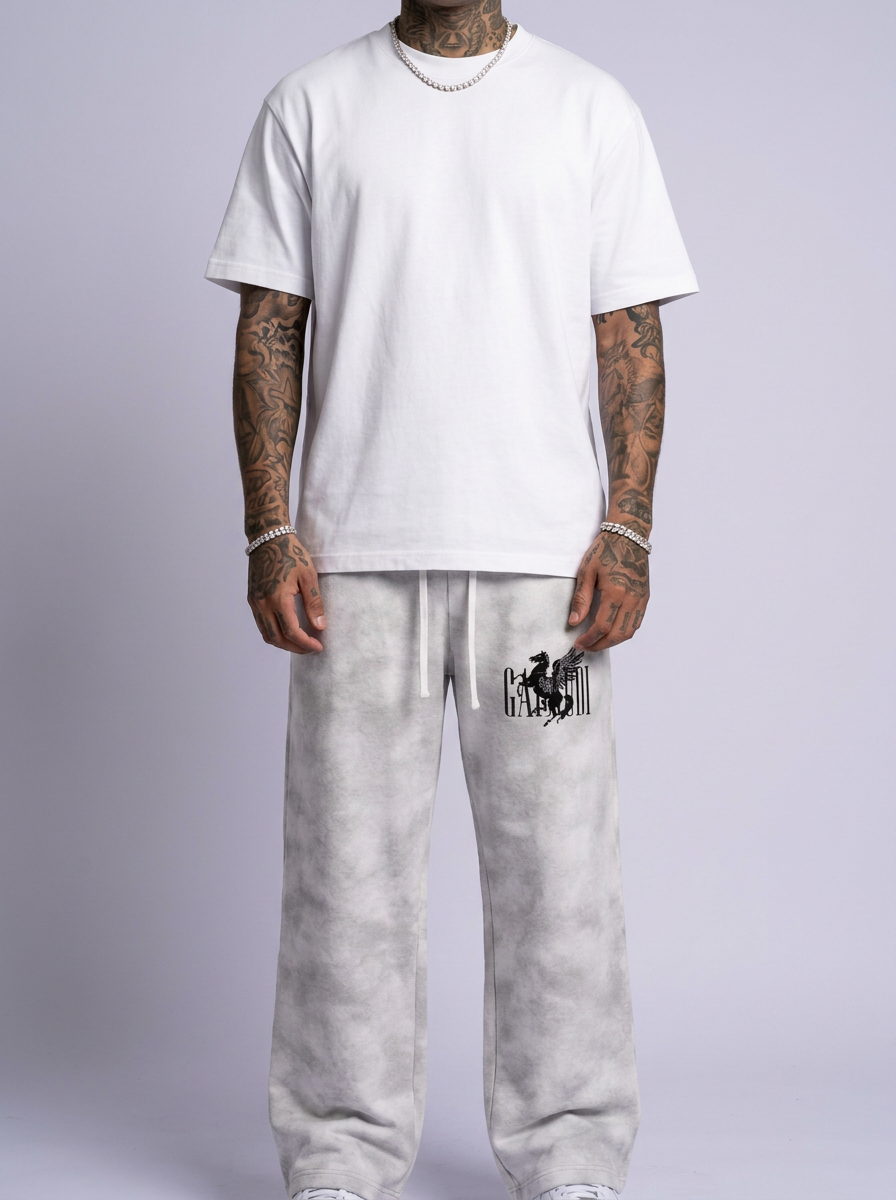 GAFAUDI "Penny Wise" Dirty Washed Fleece Sweatpants