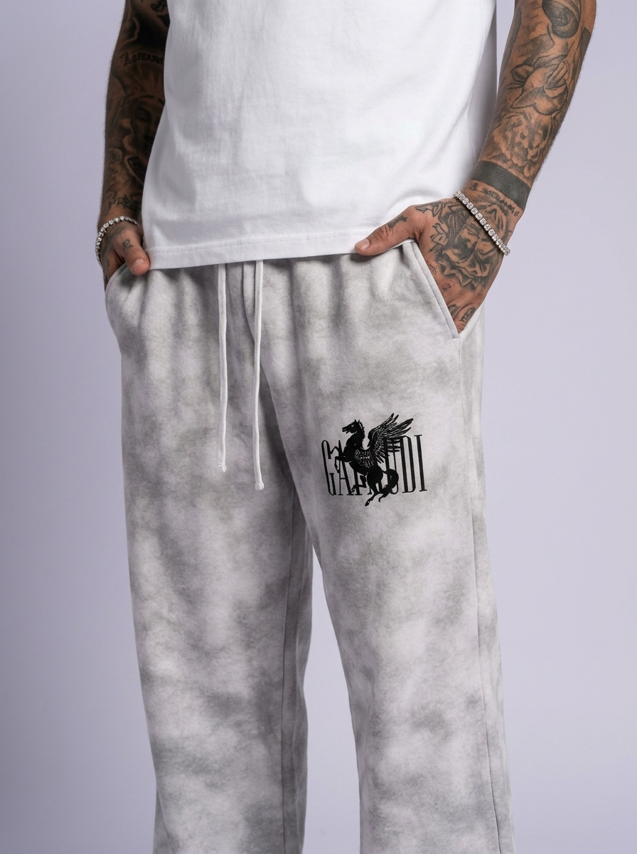 GAFAUDI "Penny Wise" Dirty Washed Fleece Sweatpants