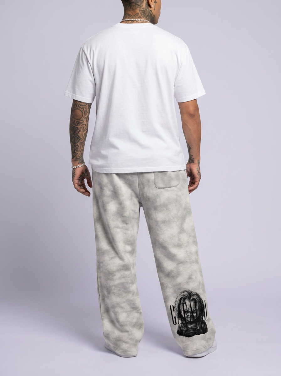 GAFAUDI "Chucky" Dirty Washed Fleece Sweatpants