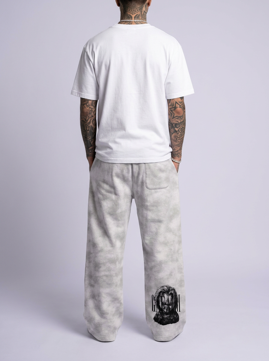 GAFAUDI "Chucky" Dirty Washed Fleece Sweatpants