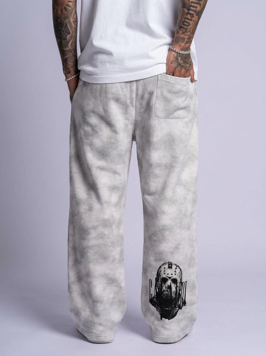 GAFAUDI "Jason" Dirty Washed Fleece Sweatpants