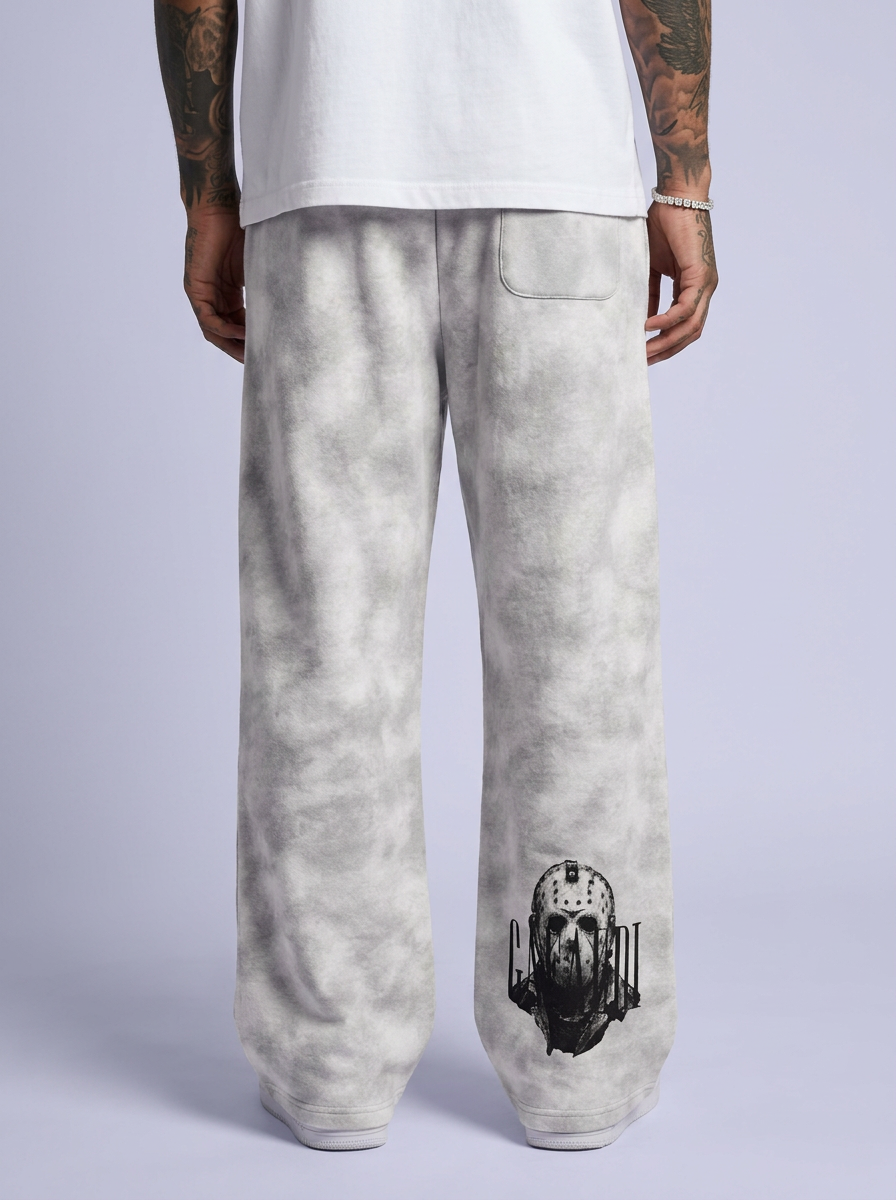 GAFAUDI "Jason" Dirty Washed Fleece Sweatpants