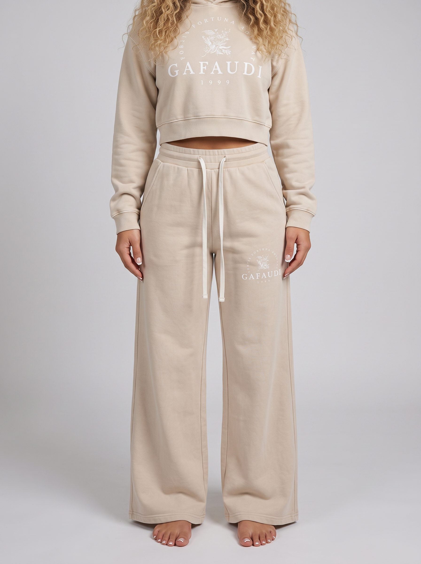 GAFAUDI Women’s Mineral Wash Flared Leg Sweatpants