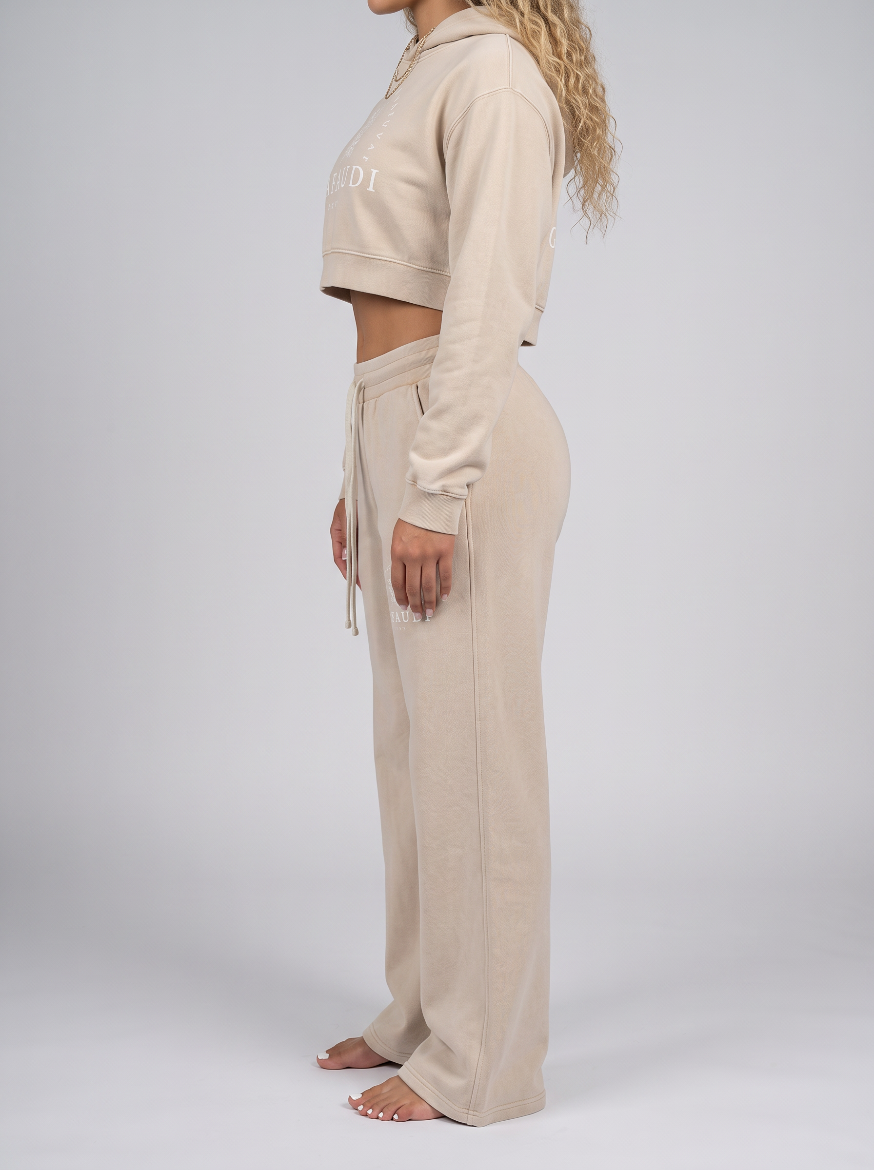 GAFAUDI Women’s Mineral Wash Flared Leg Sweatpants