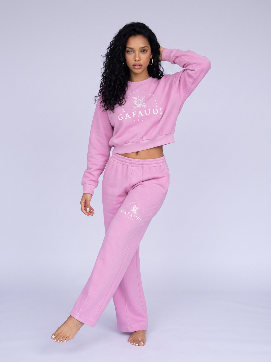 GAFAUDI Vintage Washed Drawstring Sweatpants
