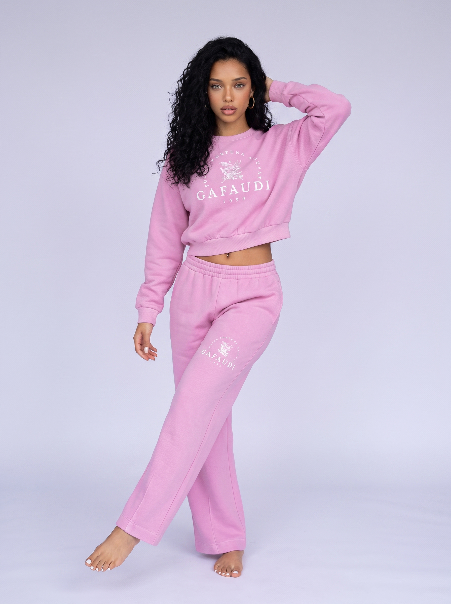 GAFAUDI Vintage Washed Drawstring Sweatpants