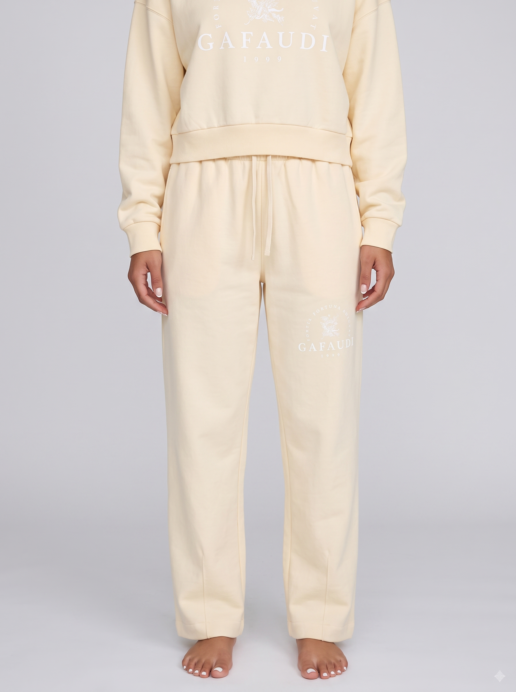 GAFAUDI Vintage Washed Drawstring Sweatpants