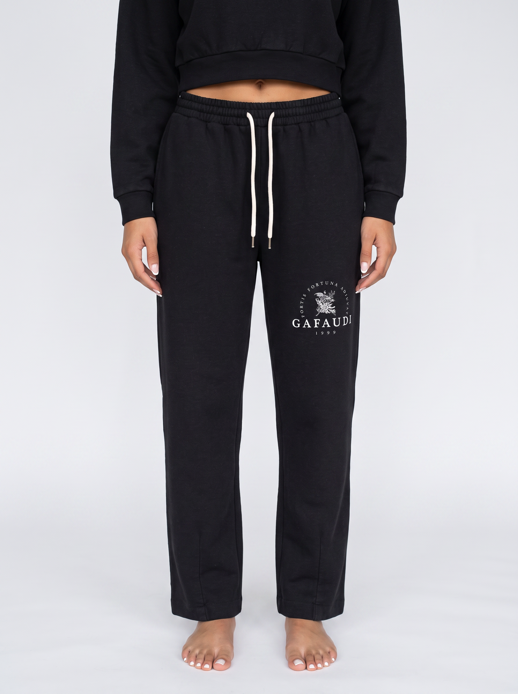 GAFAUDI Vintage Washed Drawstring Sweatpants