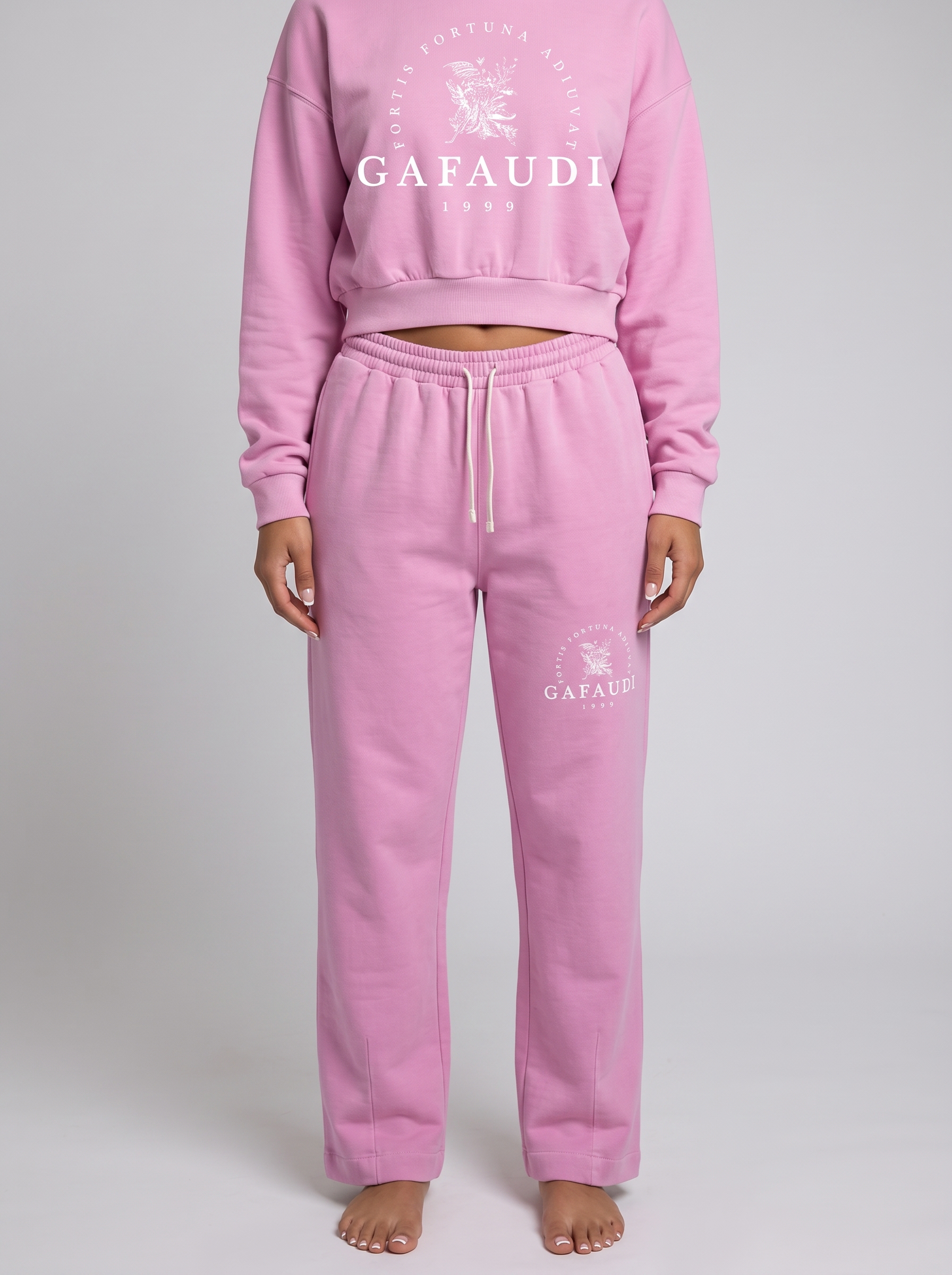 GAFAUDI Vintage Washed Drawstring Sweatpants