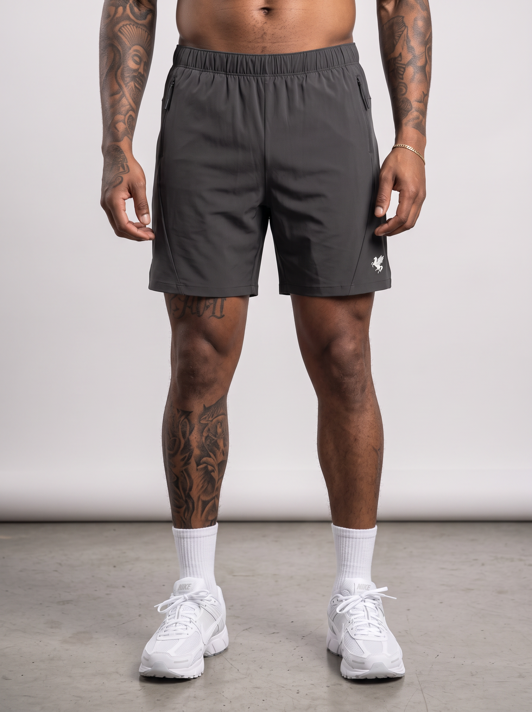 GAFAUDI Men’s Drawstring Basketball Shorts