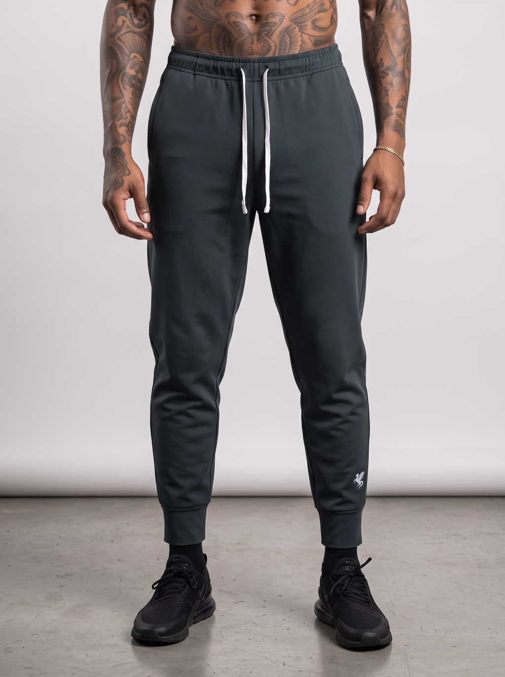 GAFAUDI Men's Tapered Leg Drawstring Joggers