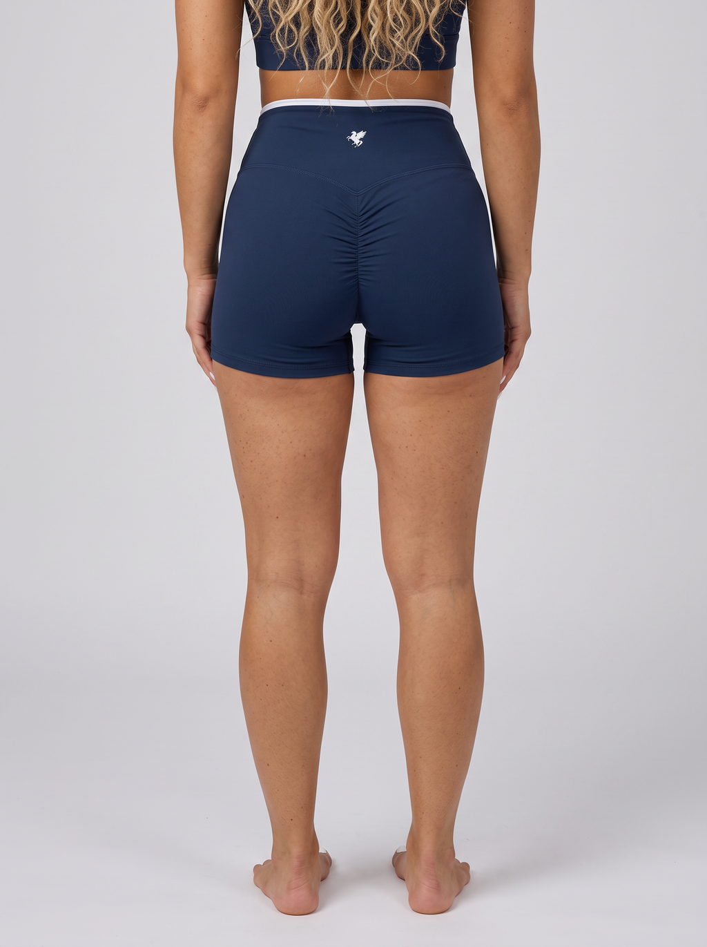 GAFAUDI Women’s High Rise Color Block Yoga Shorts