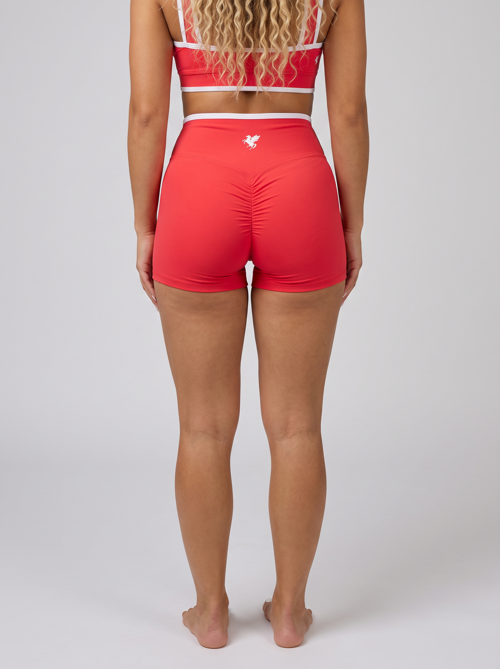 GAFAUDI Women’s High Rise Color Block Yoga Shorts