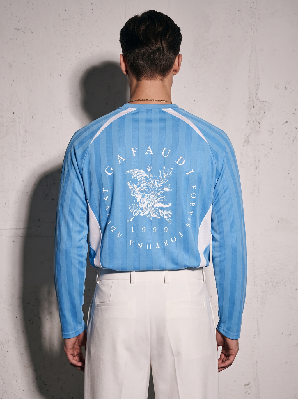 GAFAUDI Unisex Color Block Jacquard Soccer Jersey