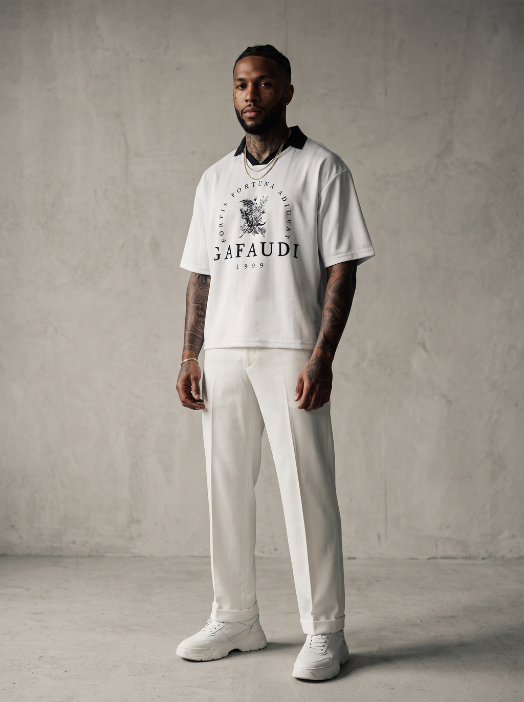 Unisex Striped Boxy Soccer Jersey