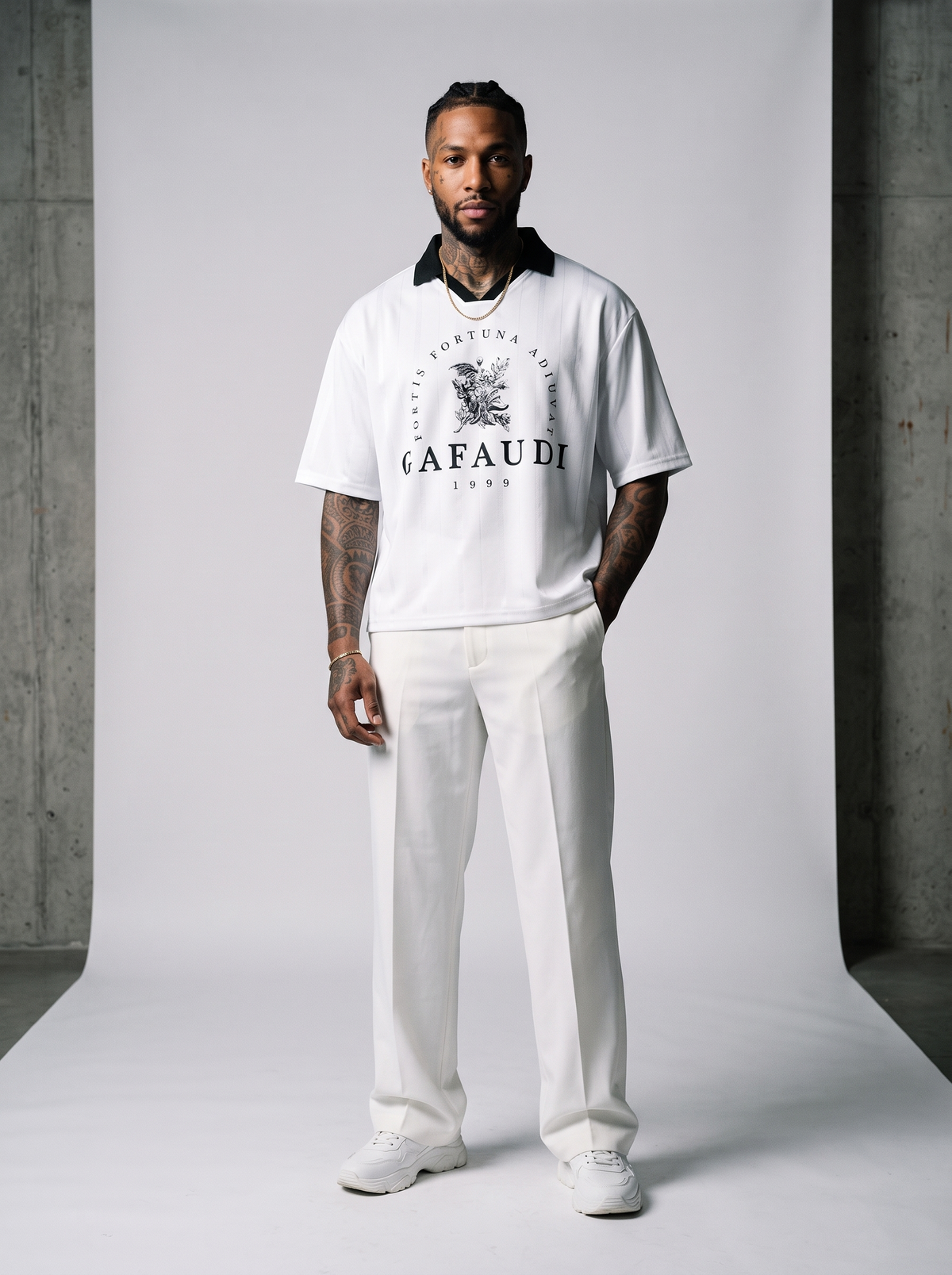 Unisex Striped Boxy Soccer Jersey