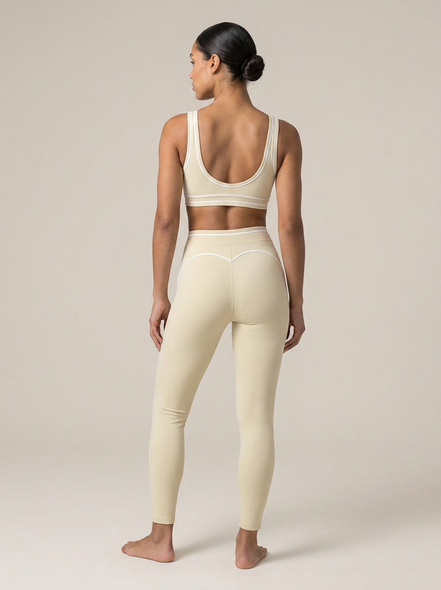 GAFAUDI Women’s Topstitching Yoga Sports Bra