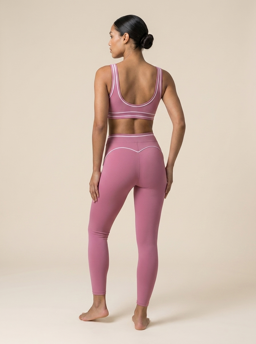GAFAUDI Women’s Topstitching Yoga Sports Bra