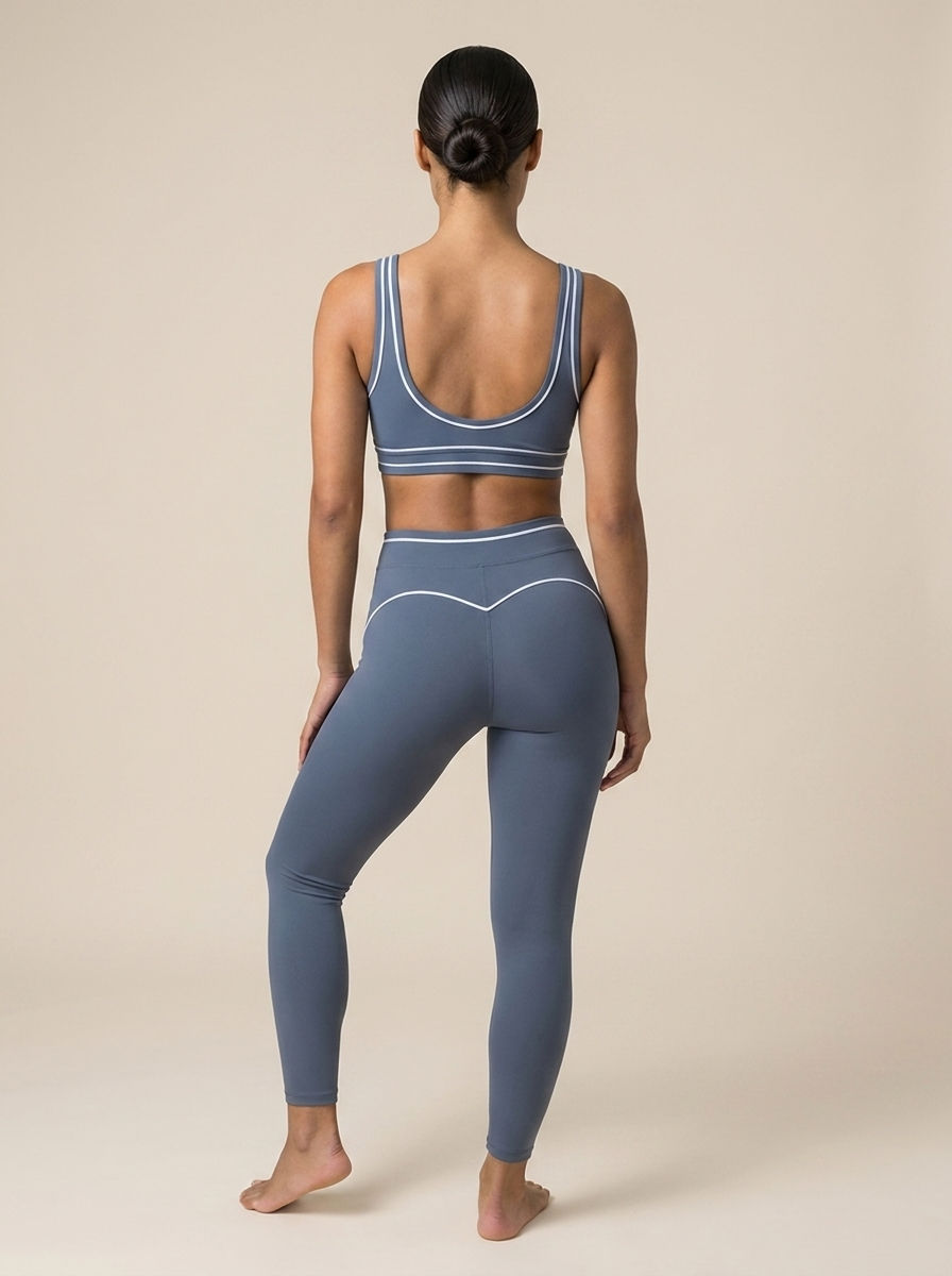 GAFAUDI Women’s Topstitching Yoga Sports Bra