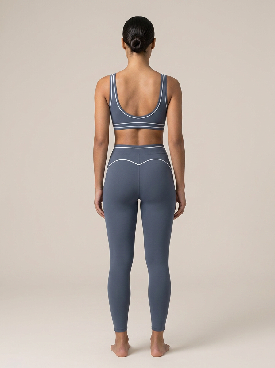 GAFAUDI Women’s Topstitching Yoga Sports Bra