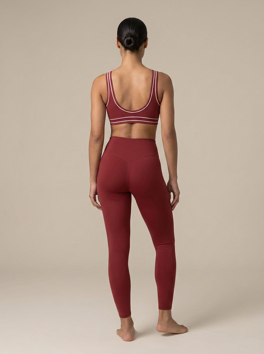 GAFAUDI Women’s Topstitching Yoga Sports Bra