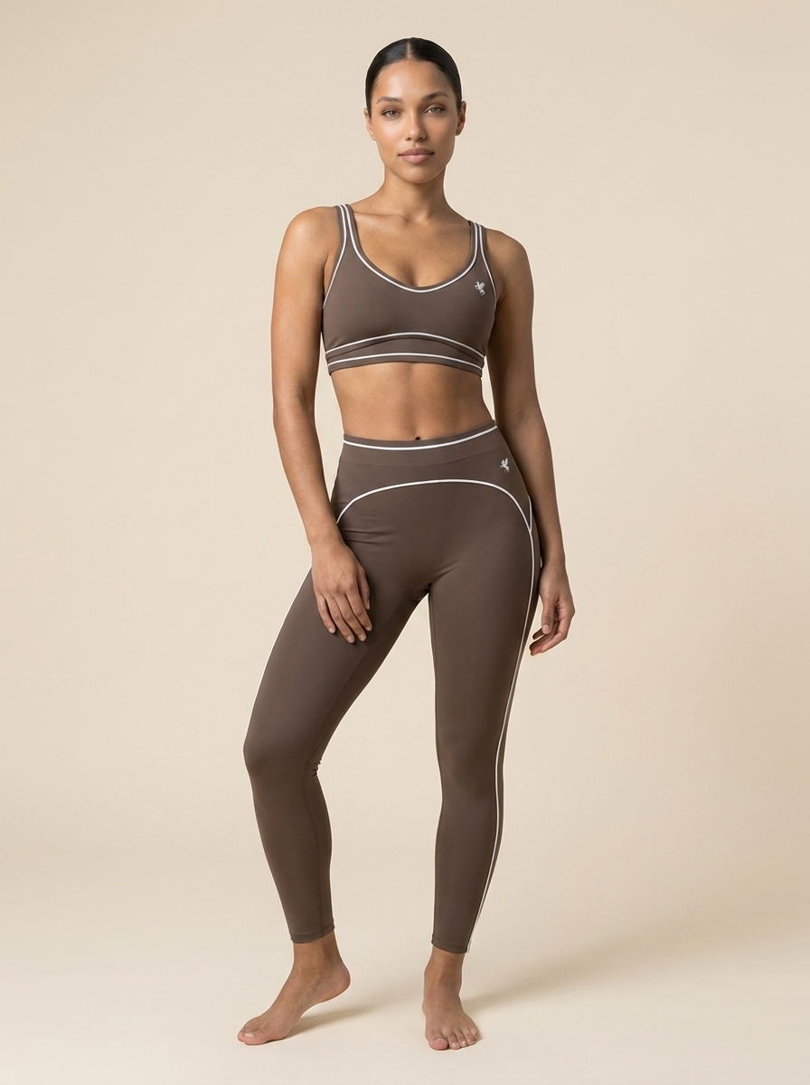 GAFAUDI Women’s Topstitching Yoga Sports Bra