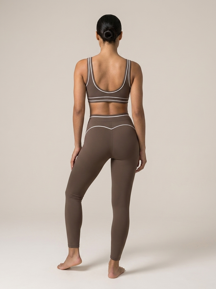 GAFAUDI Women’s Topstitching Yoga Sports Bra