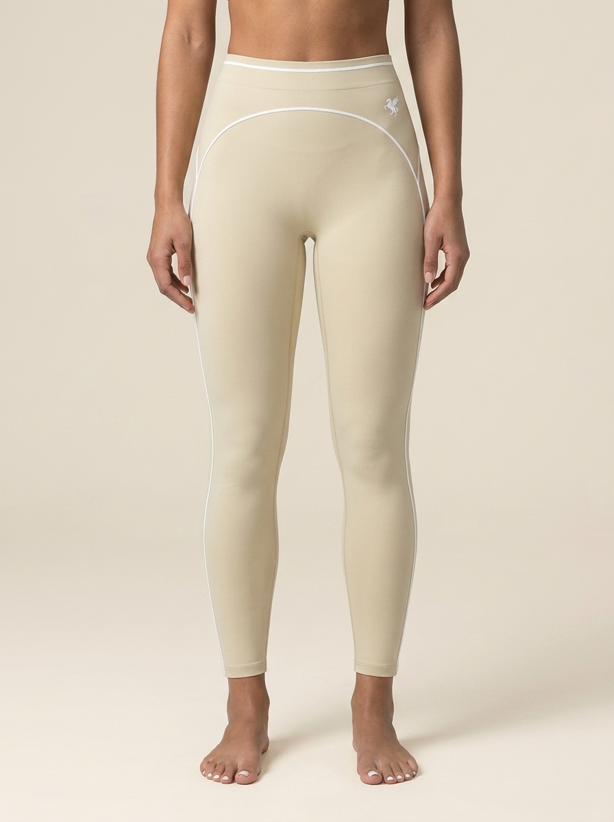 GAFAUDI Women's High Rise Topstitching Leggings