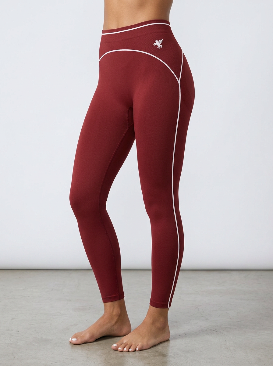GAFAUDI Women's High Rise Topstitching Leggings