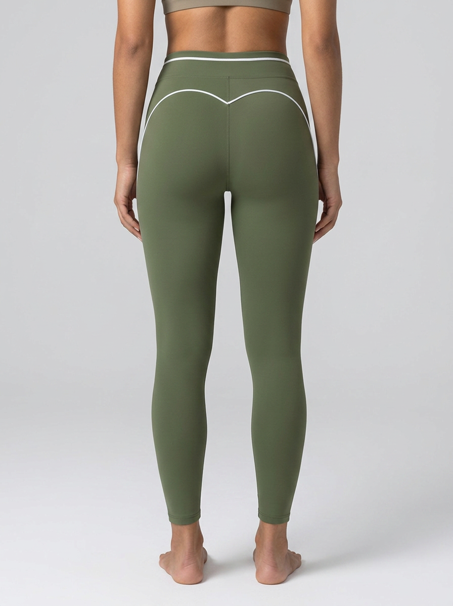 GAFAUDI Women's High Rise Topstitching Leggings