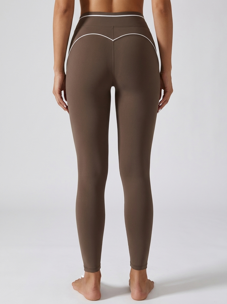 GAFAUDI Women's High Rise Topstitching Leggings