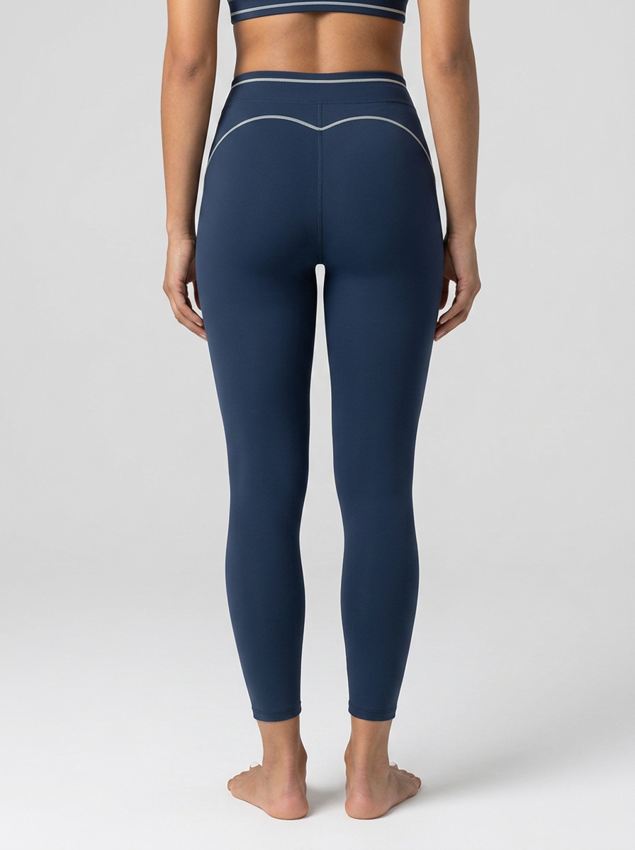 GAFAUDI Women's High Rise Topstitching Leggings